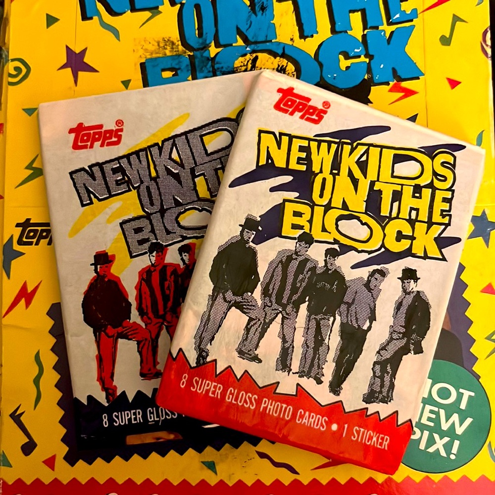 🎉 Set of 2!! 1989 New Kids on the Block Topps Cards 🎉
NWT Brand New with Tags